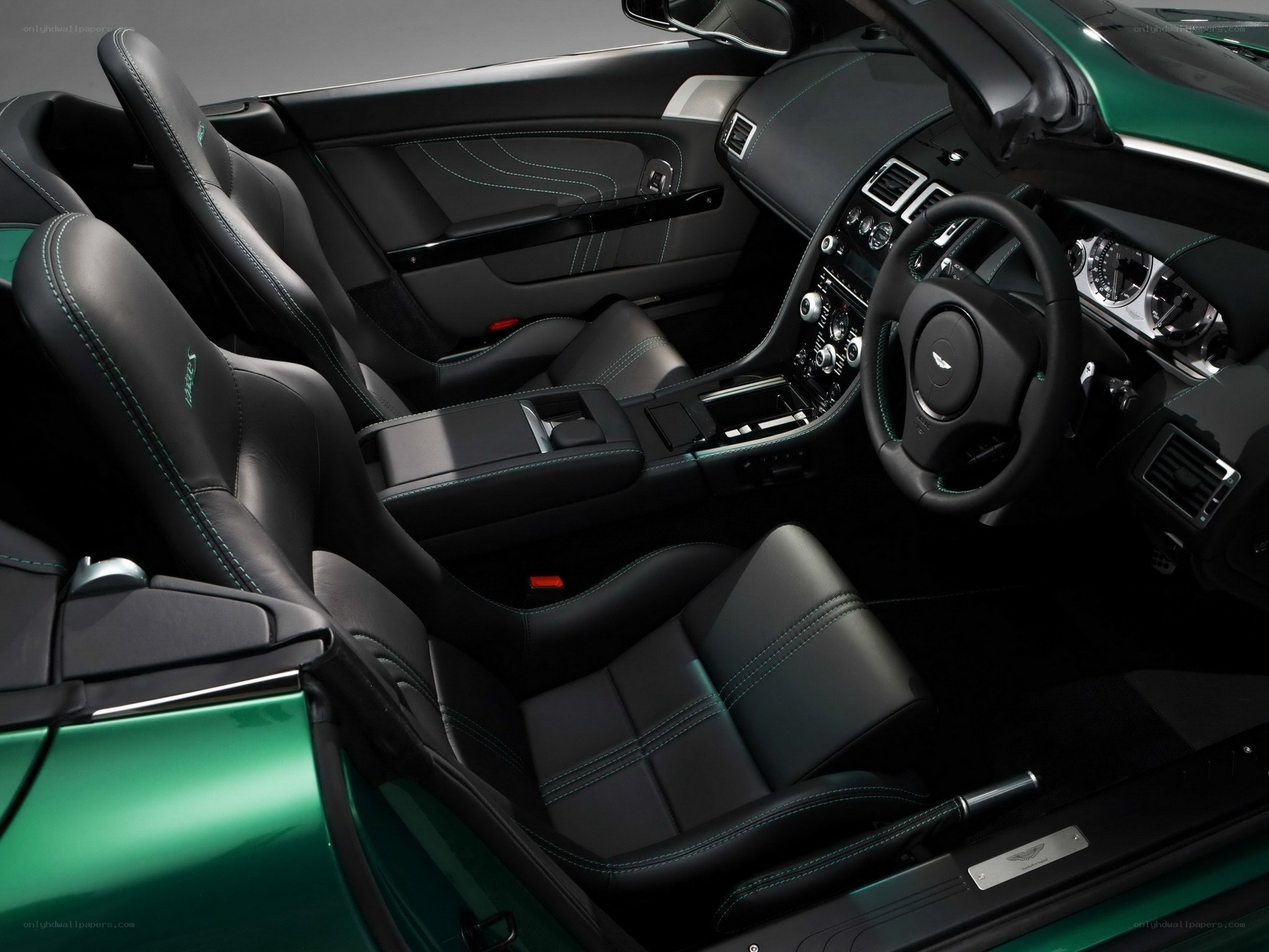 Aston Martin interior view