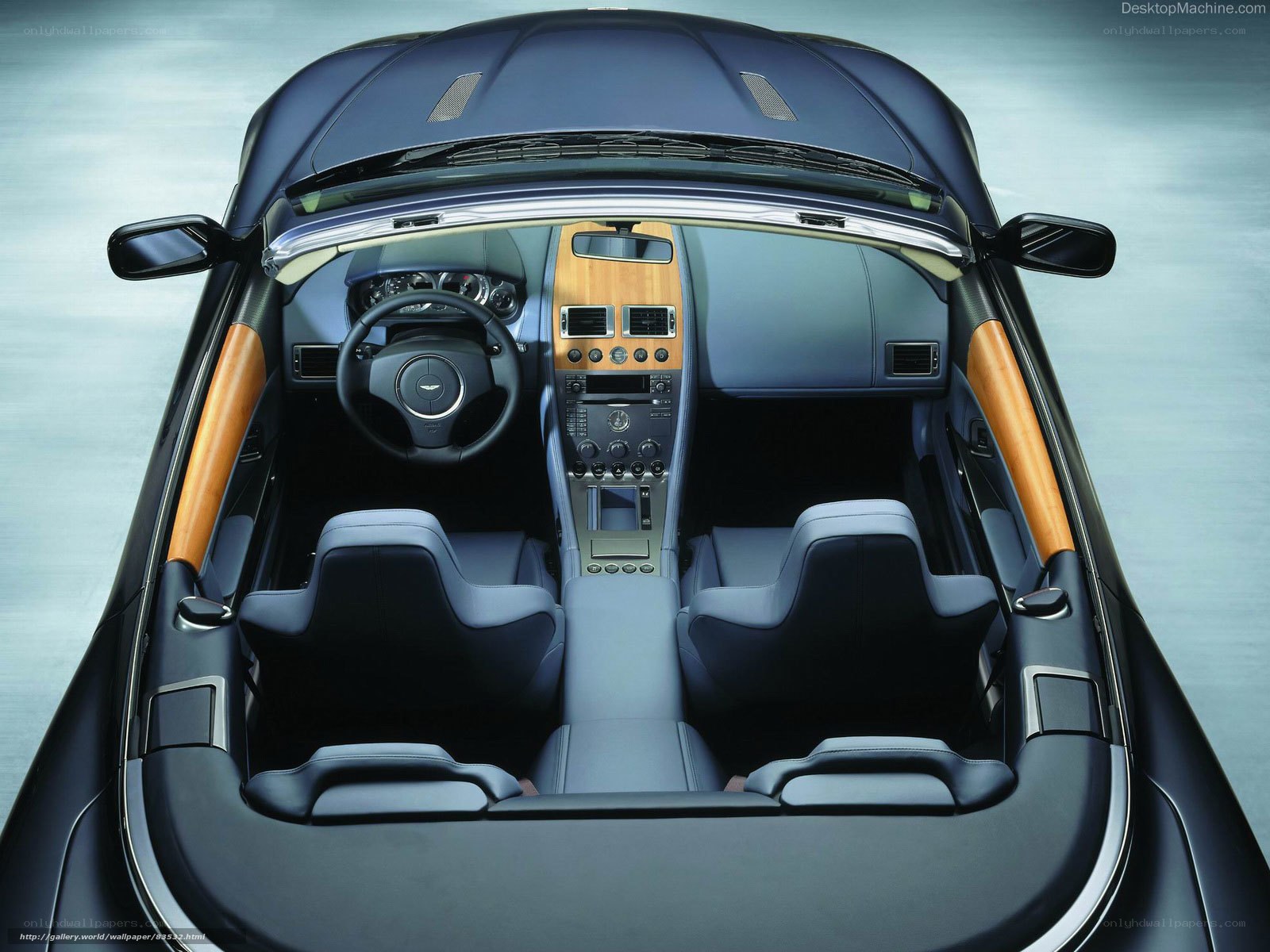 Aston Martin interior view