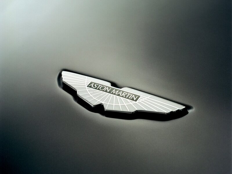 Aston Martin logo on car