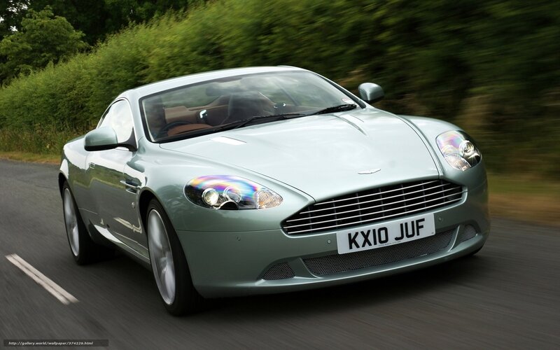 Aston Martin on a country road