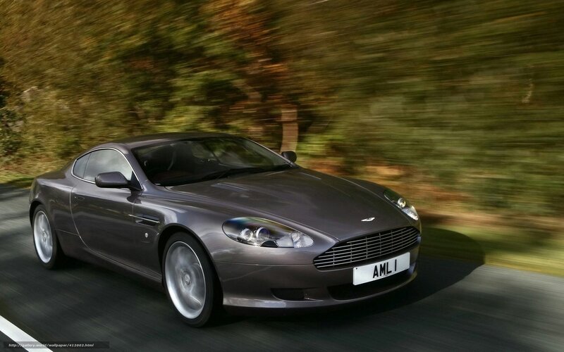 Aston Martin on a country road