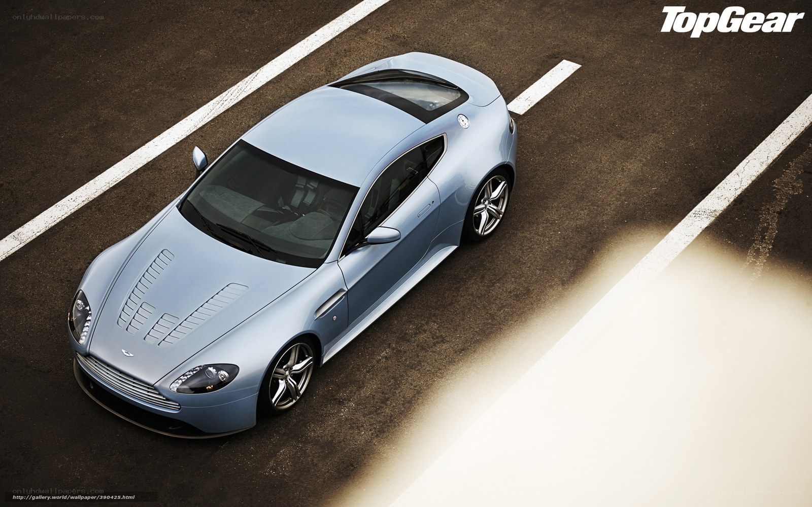 Aston Martin on a racetrack