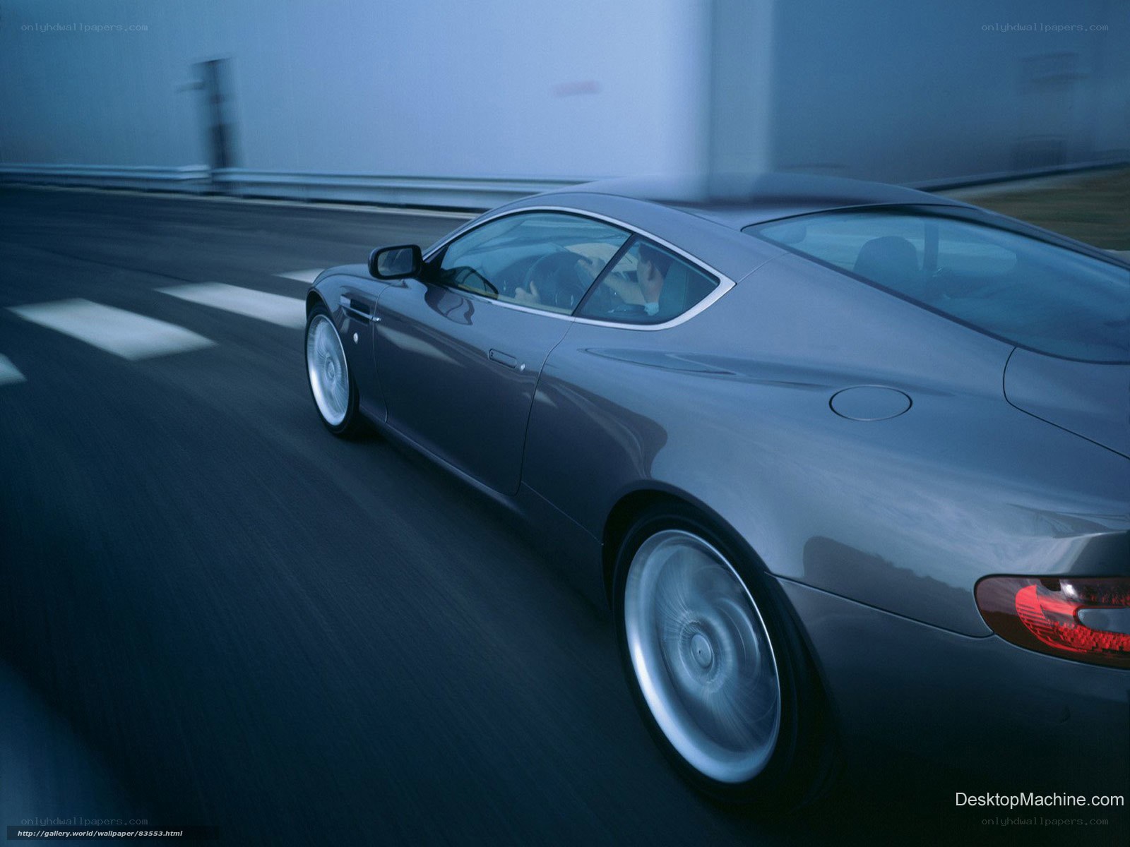 Aston Martin on a road