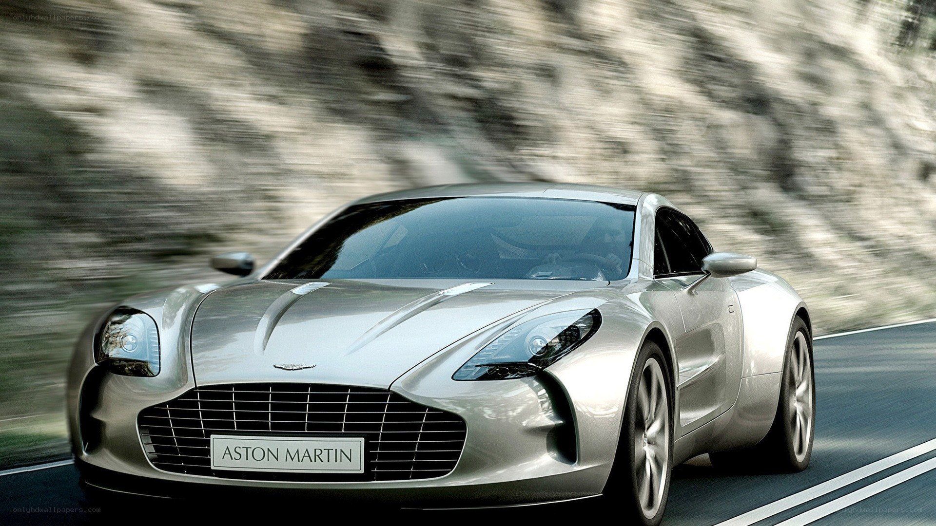 Aston Martin One-77 in motion