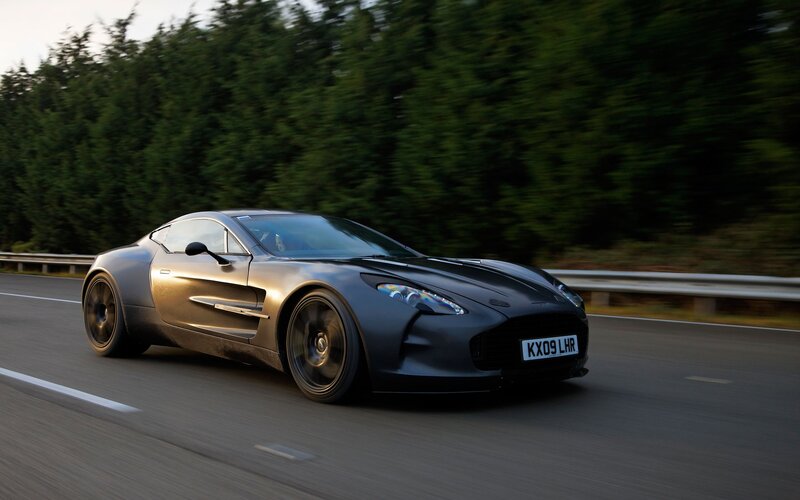 Aston Martin One-77 in motion