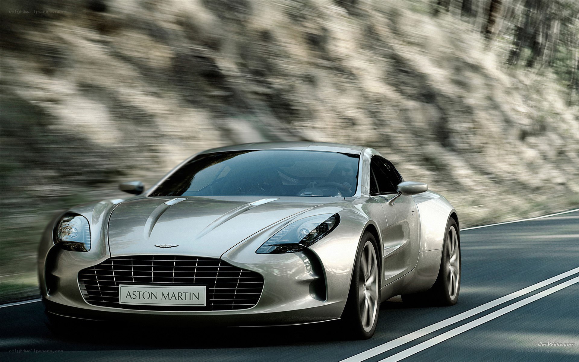 Aston Martin One-77 in motion