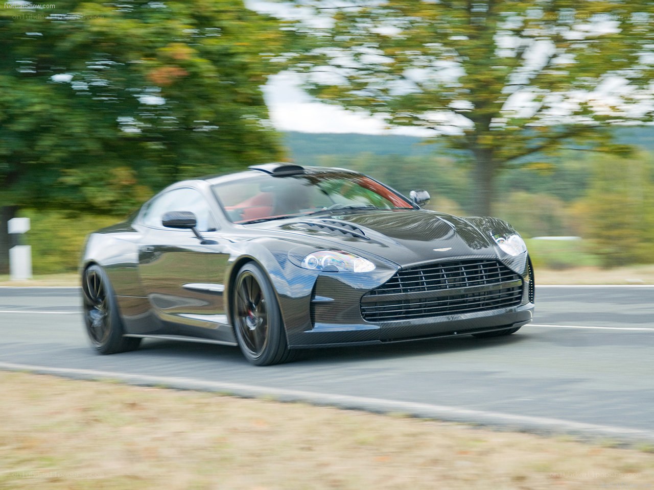 Aston Martin One-77 in motion