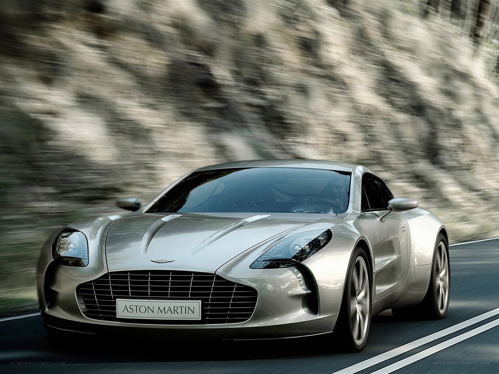 Aston Martin One-77 in motion