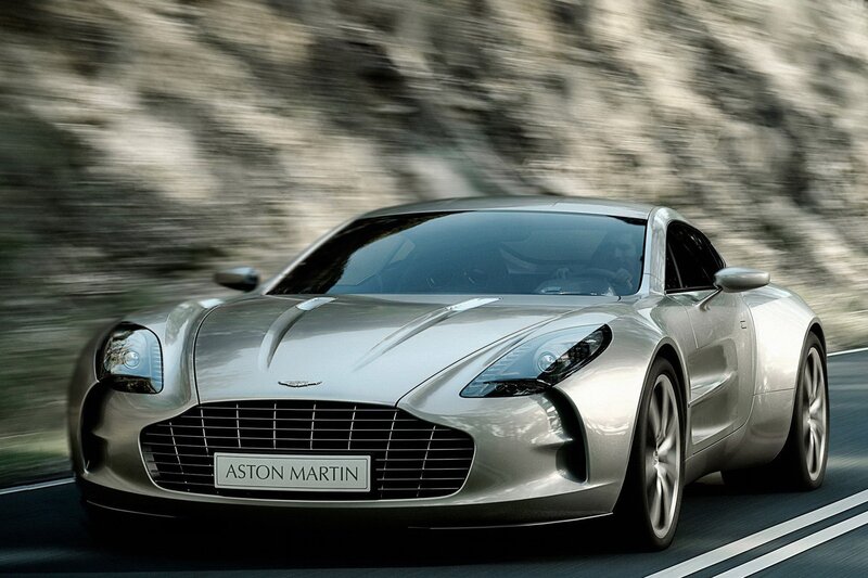 Aston Martin One-77 in motion