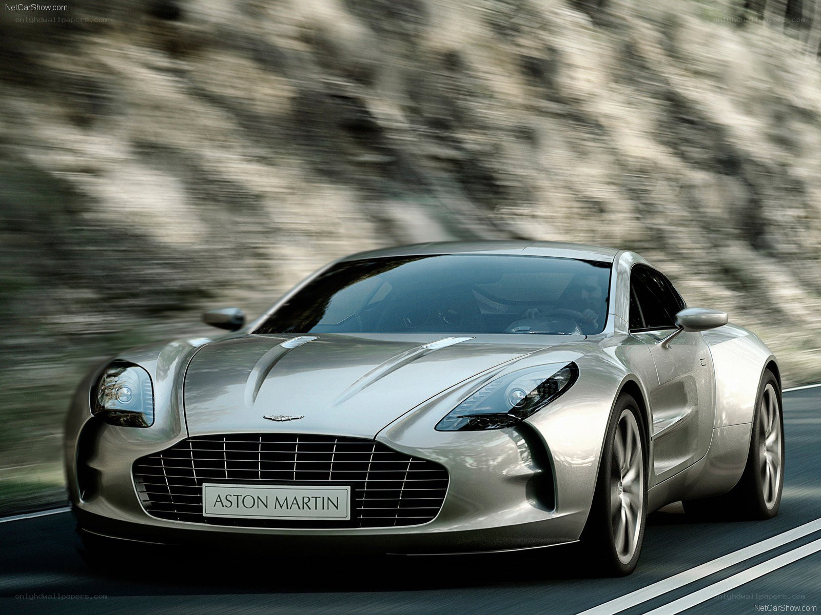 Aston Martin One-77 in motion