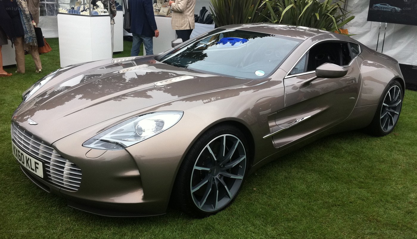 Aston Martin One-77 on display