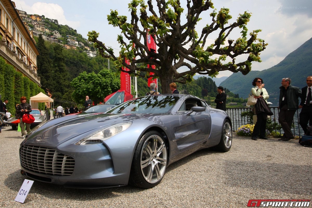 Aston Martin One-77 on display