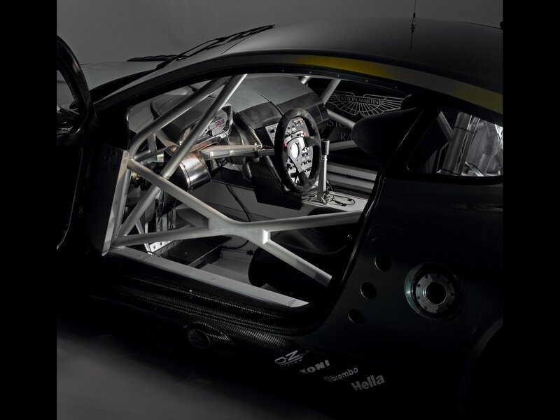 Aston Martin race car interior