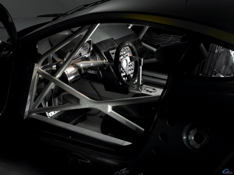 Aston Martin race car interior
