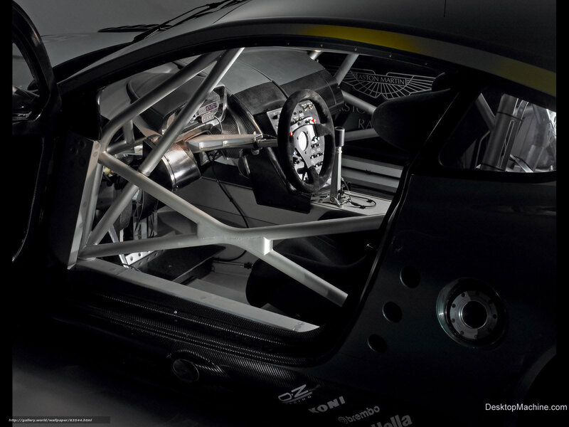 Aston Martin race car interior