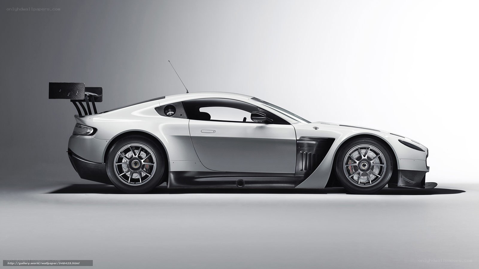 Aston Martin race car side profile