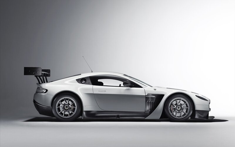 Aston Martin race car side profile