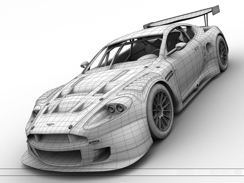 Aston Martin Race Car — White, Technical