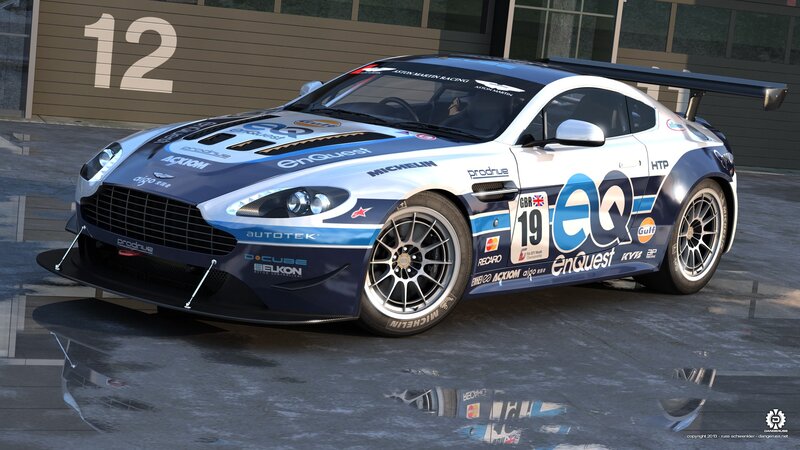 Aston Martin racing car