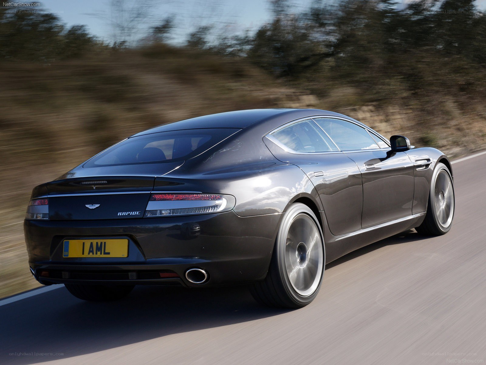 Aston Martin Rapide in motion