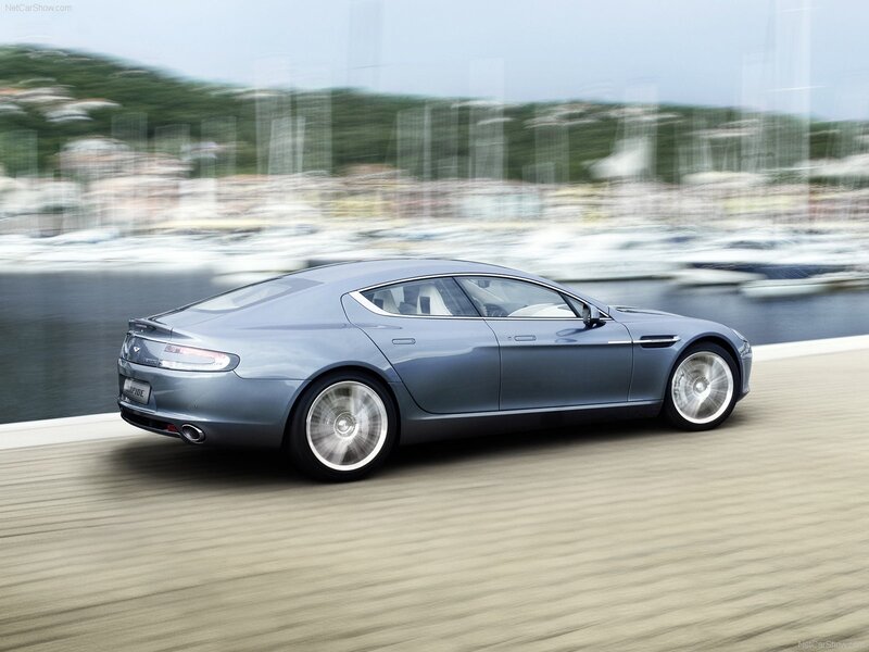 Aston Martin Rapide in motion