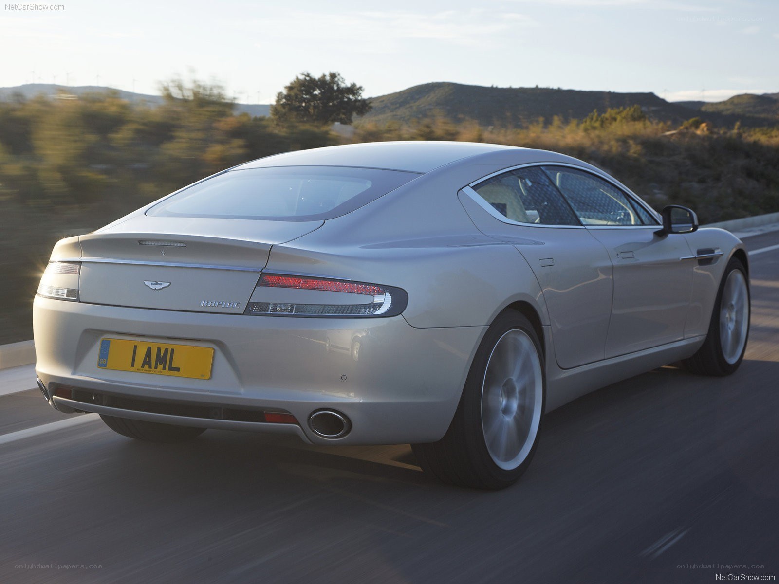 Aston Martin Rapide in motion