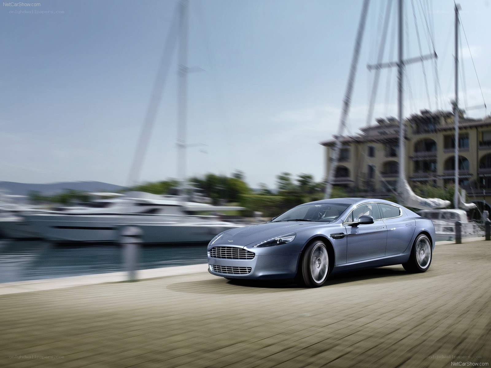 Aston Martin Rapide in motion