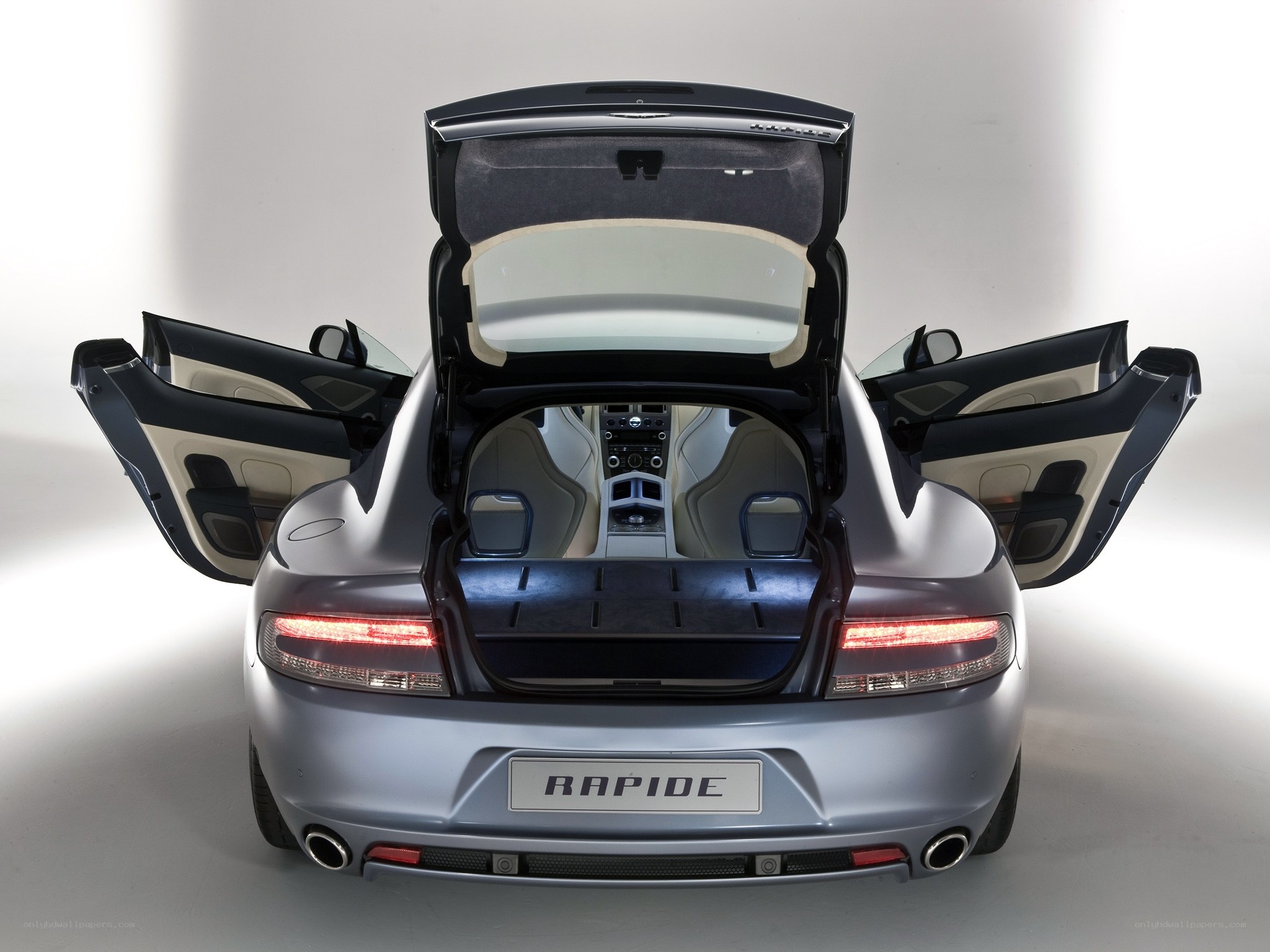 Aston Martin Rapide rear view