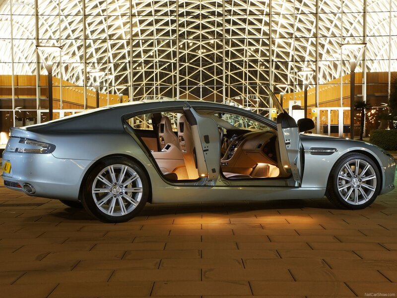 Aston Martin Rapide with open doors