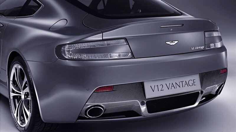 Aston Martin V12 Vantage rear view