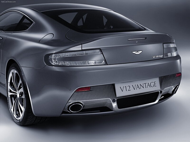 Aston Martin V12 Vantage rear view