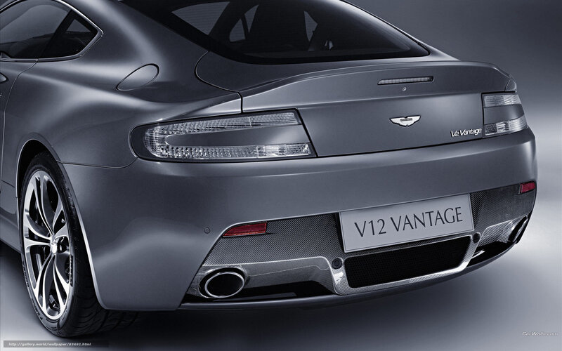 Aston Martin V12 Vantage rear view