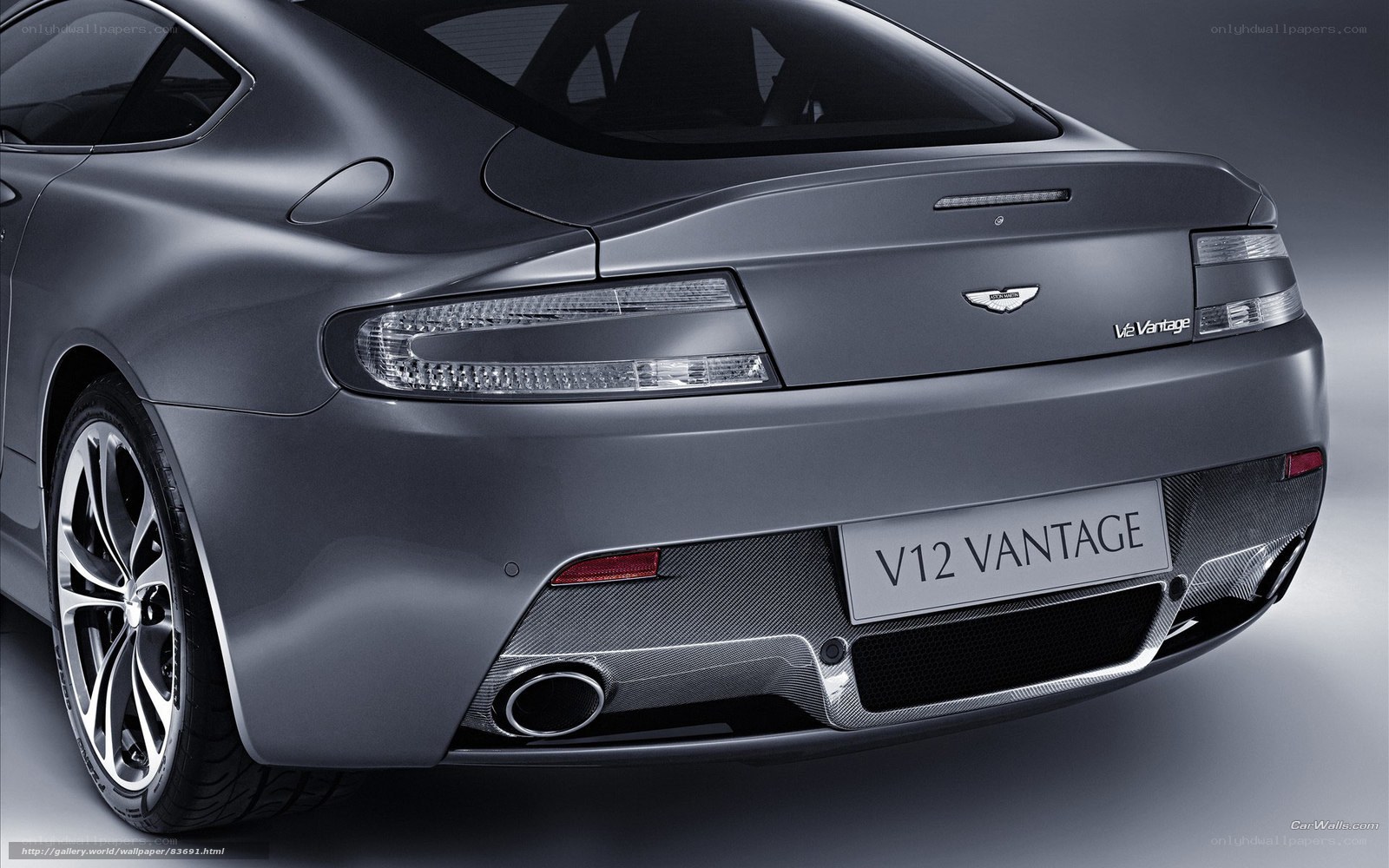 Aston Martin V12 Vantage rear view