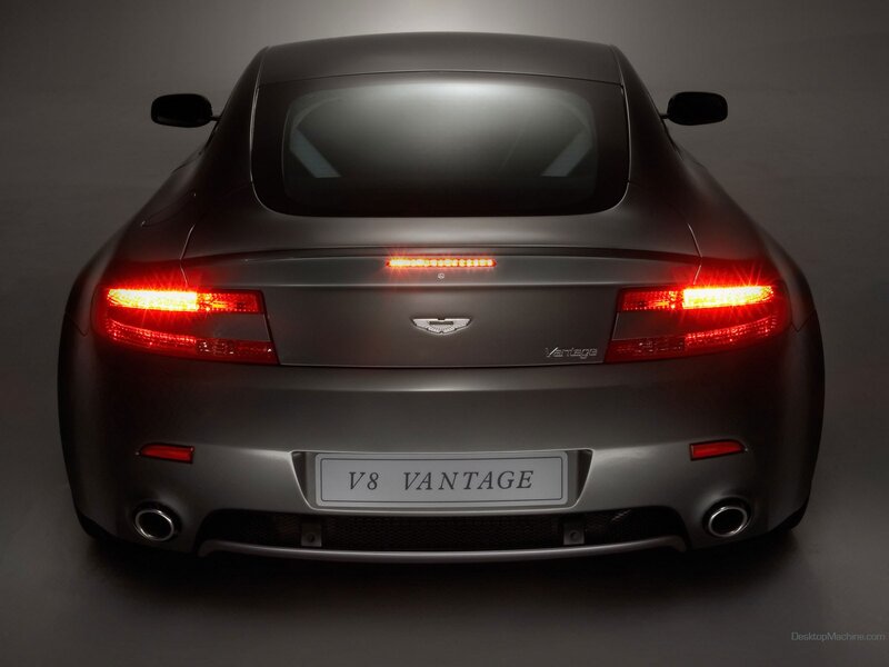 Aston Martin V8 Vantage rear view