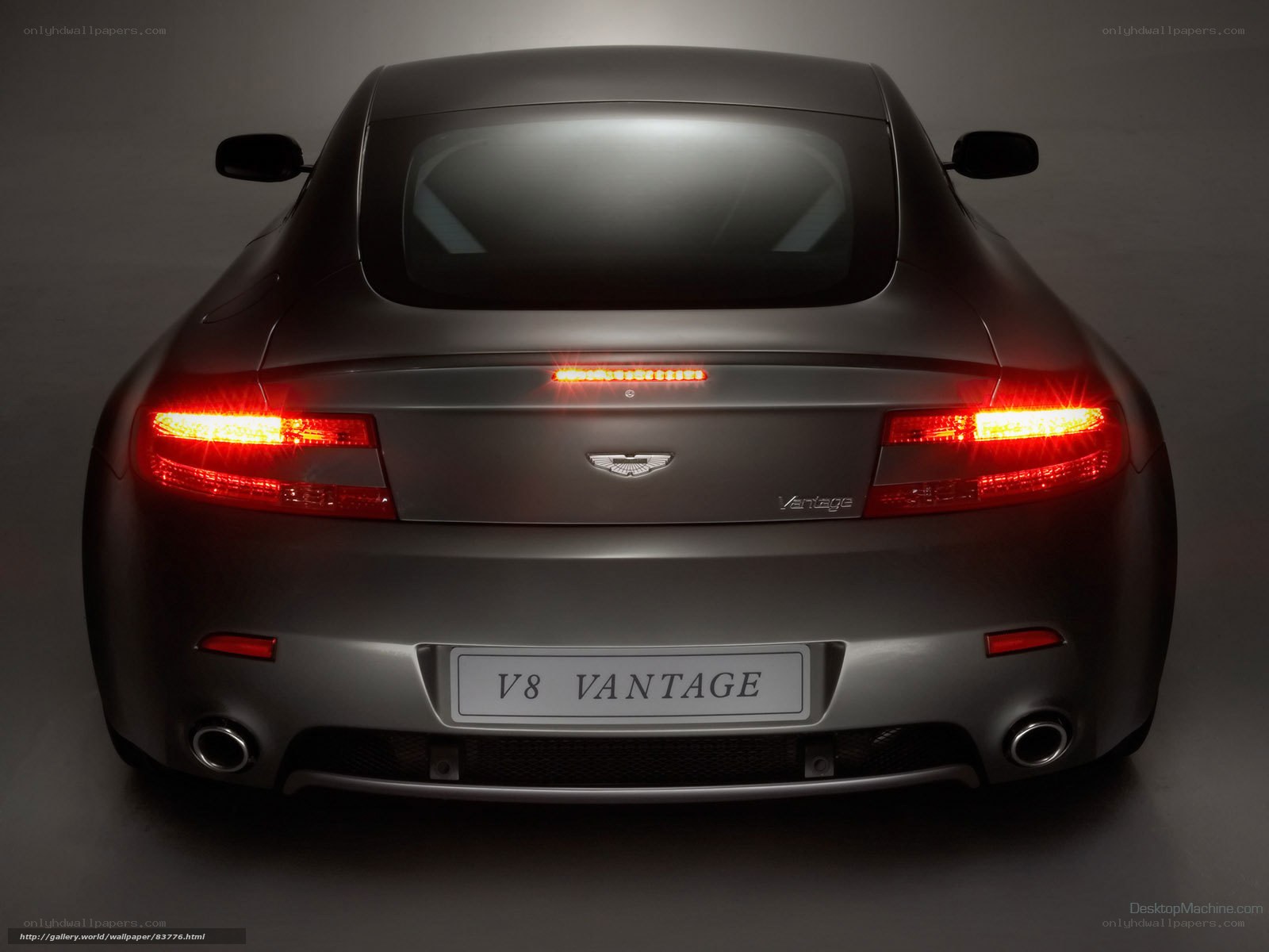 Aston Martin V8 Vantage rear view