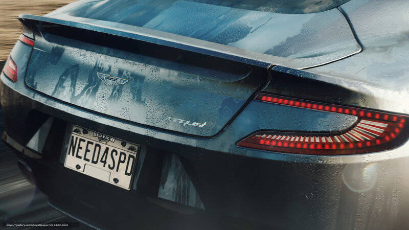 Aston Martin Vanquish — Blue, Dynamic