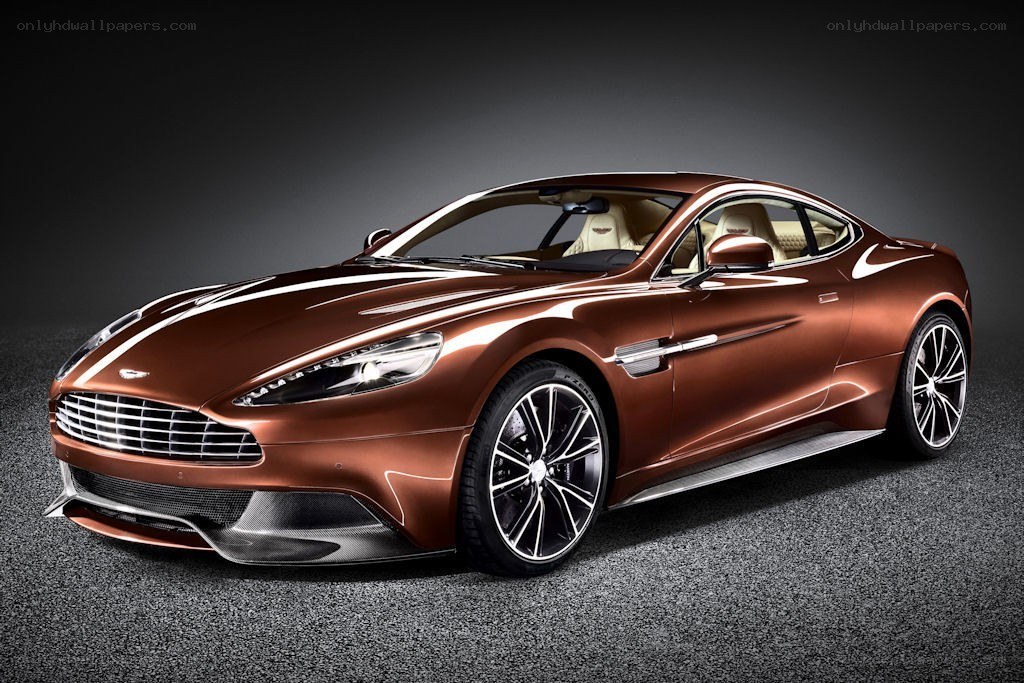 Aston Martin Vanquish in copper