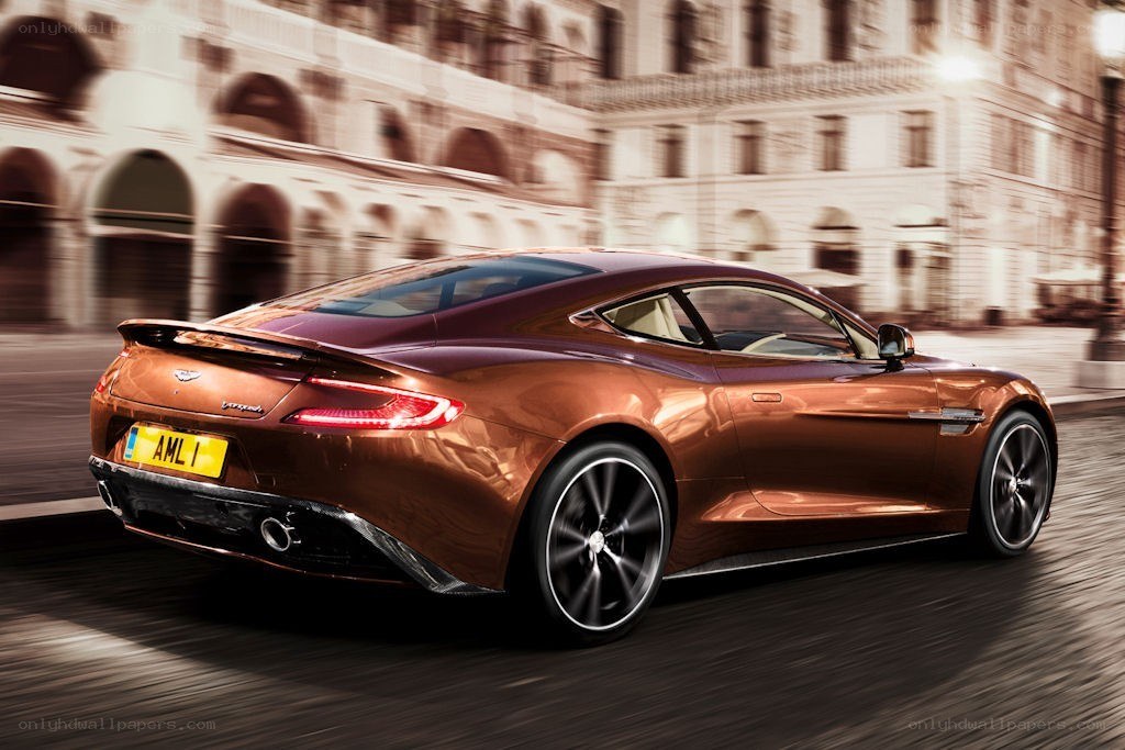 Aston Martin Vanquish in motion