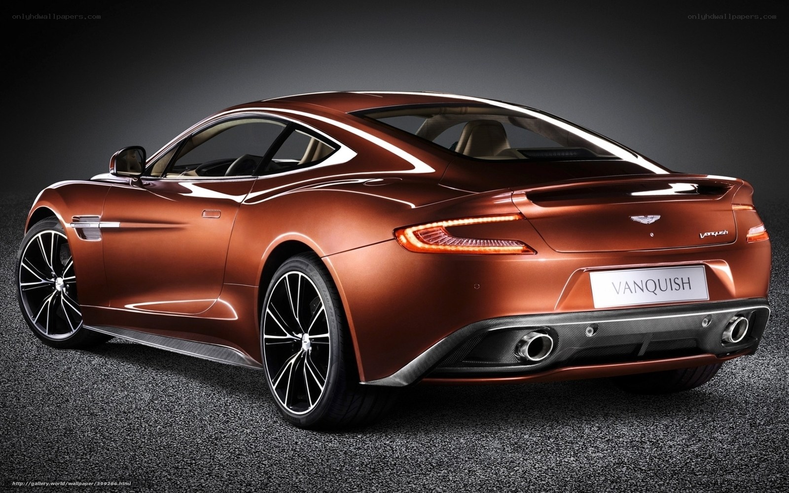 Aston Martin Vanquish rear view