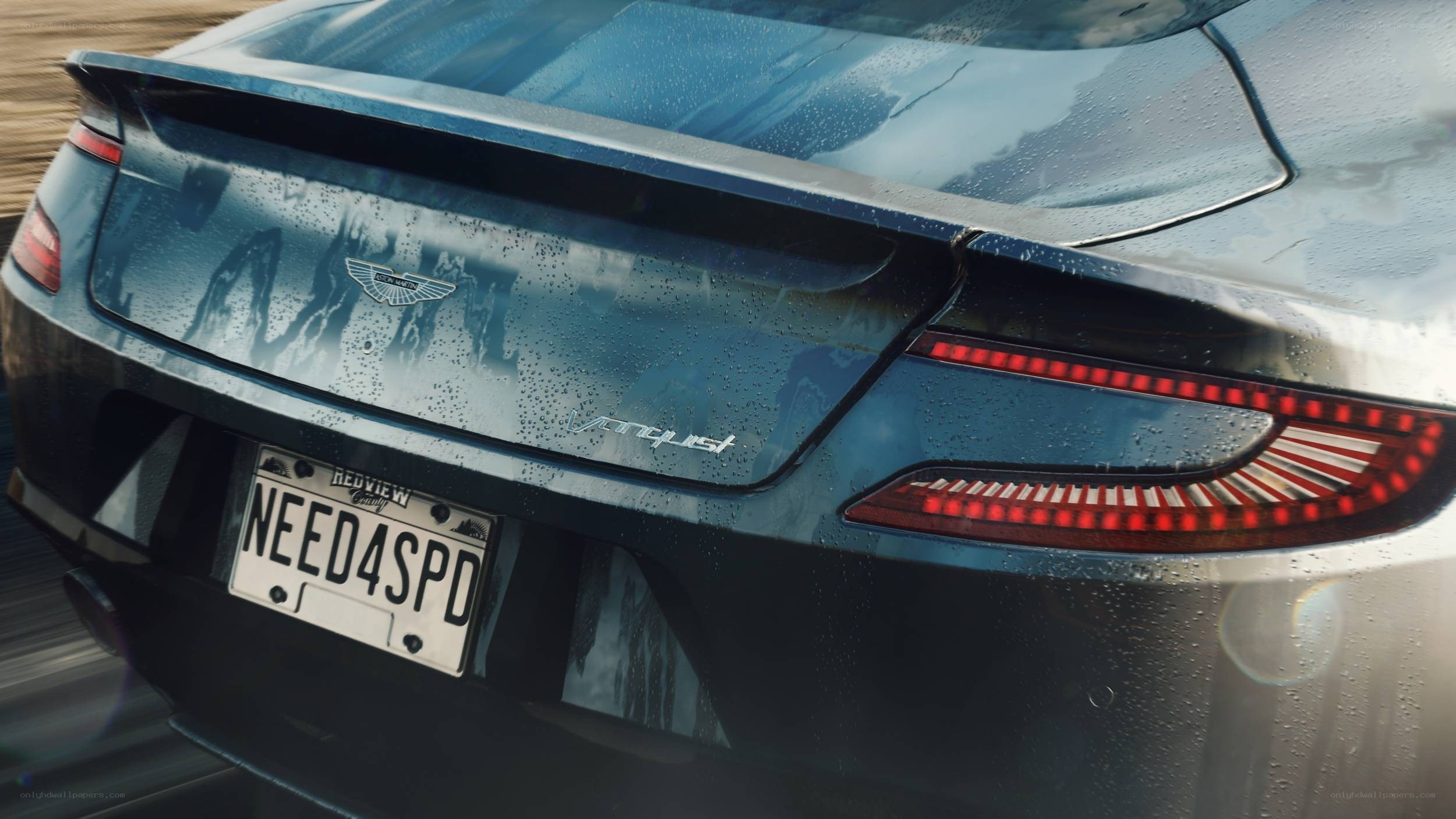 Aston Martin Vanquish rear view