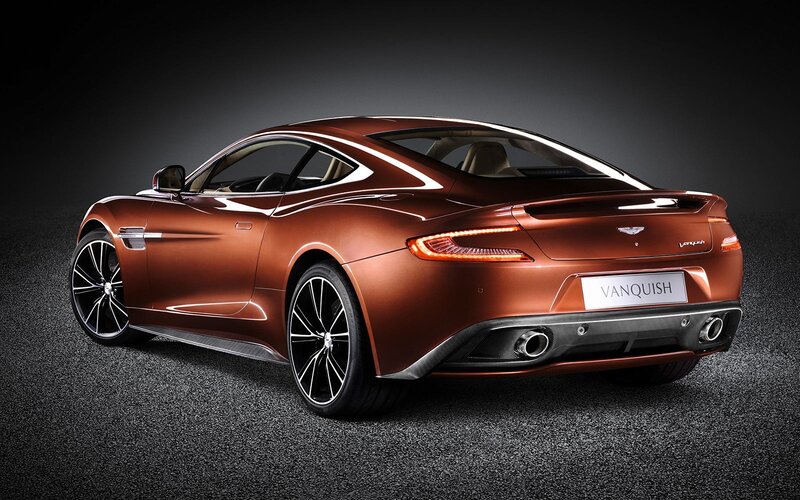 Aston Martin Vanquish sports car