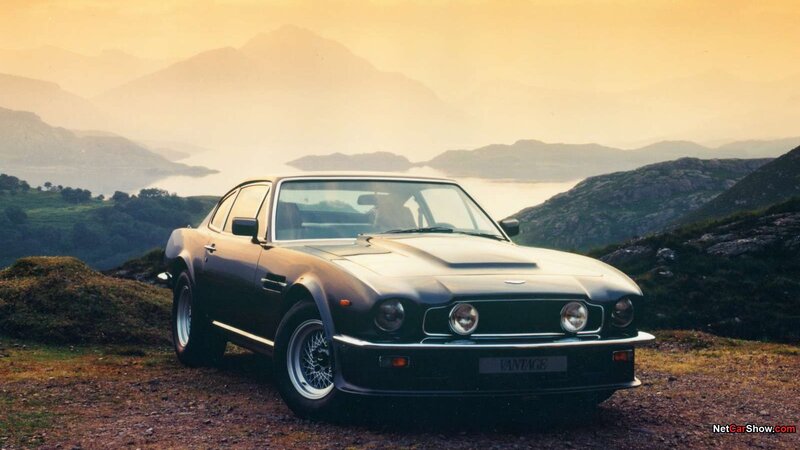 Aston Martin Vantage in scenic landscape