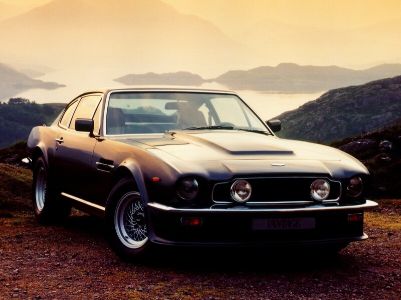 Aston Martin Vantage in scenic landscape