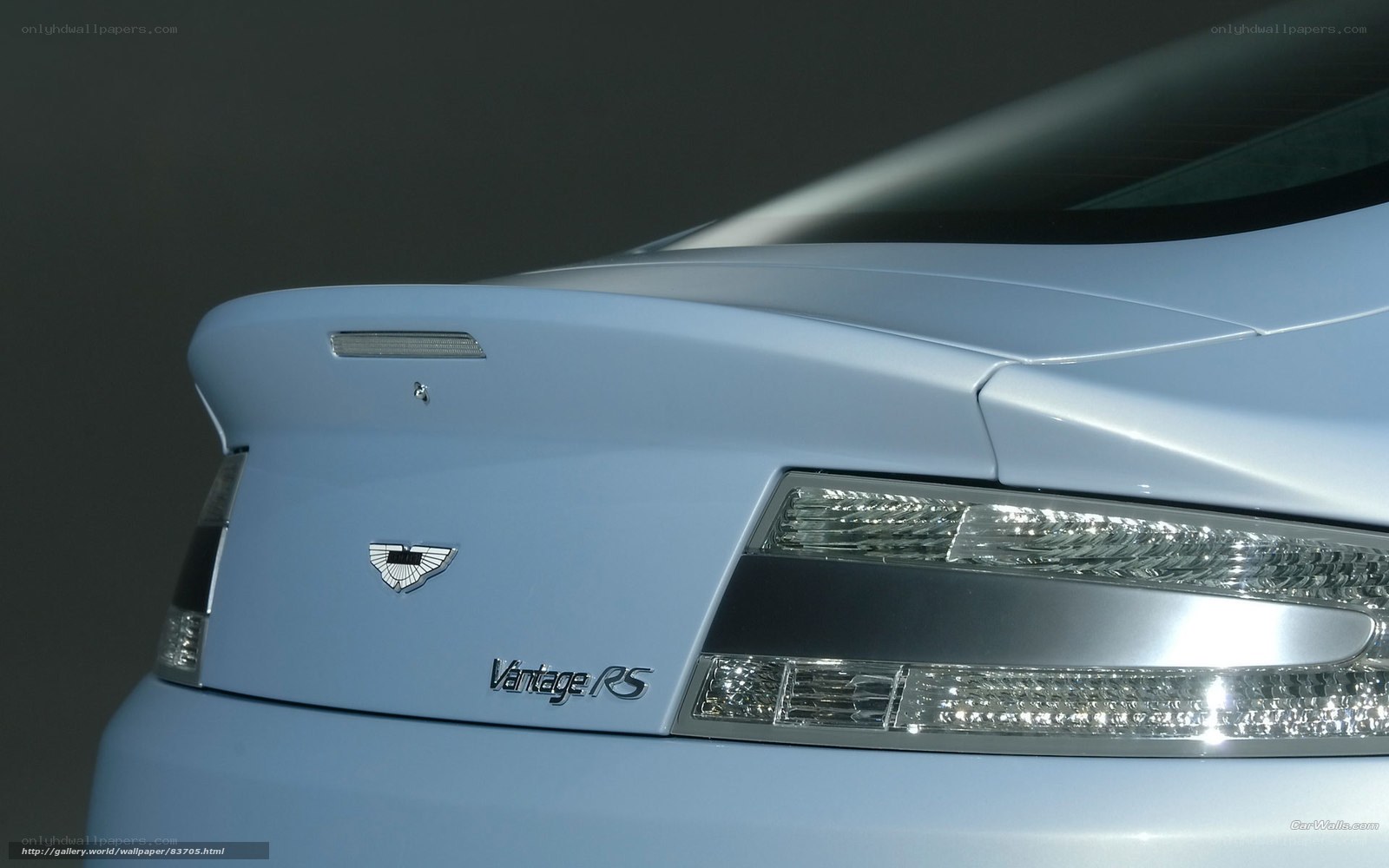 Aston Martin Vantage RS rear view