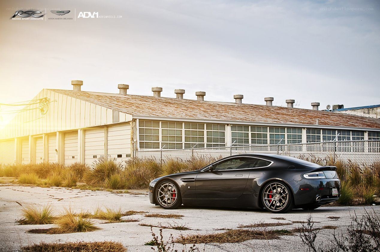 Aston Martin with ADV1 wheels