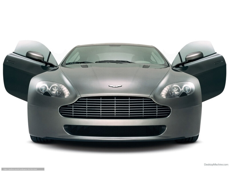Aston Martin with doors open