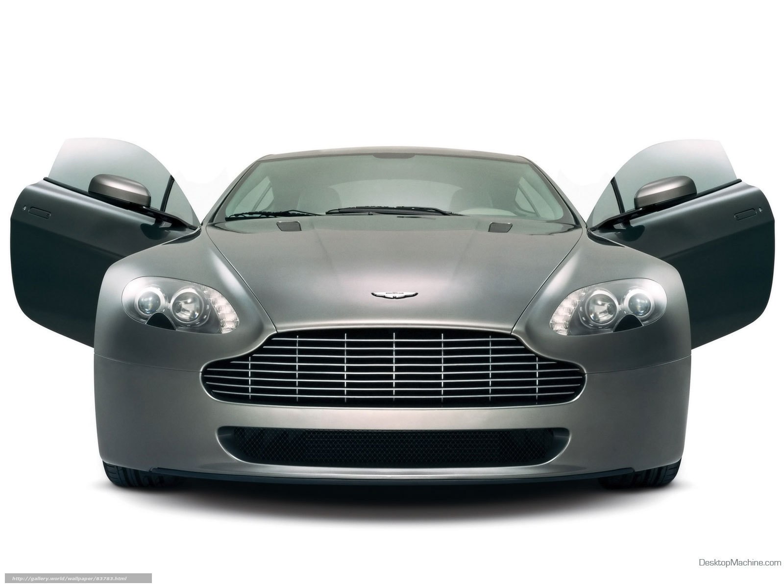 Aston Martin with doors open