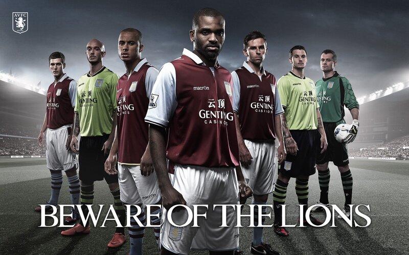 Aston Villa football team lineup