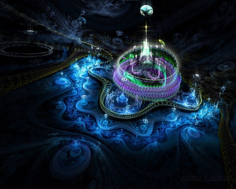 Astral Castle in a Fractal Realm