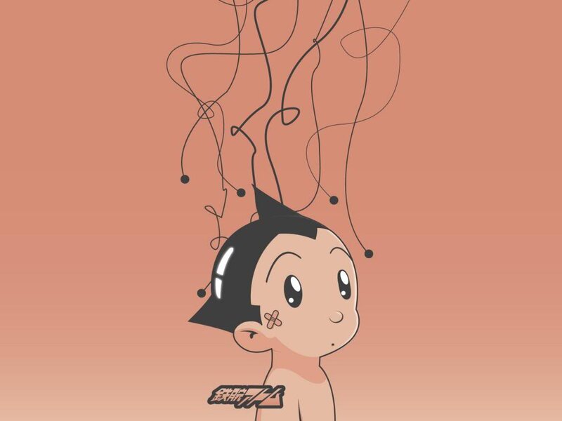 Astro Boy Character — Peach